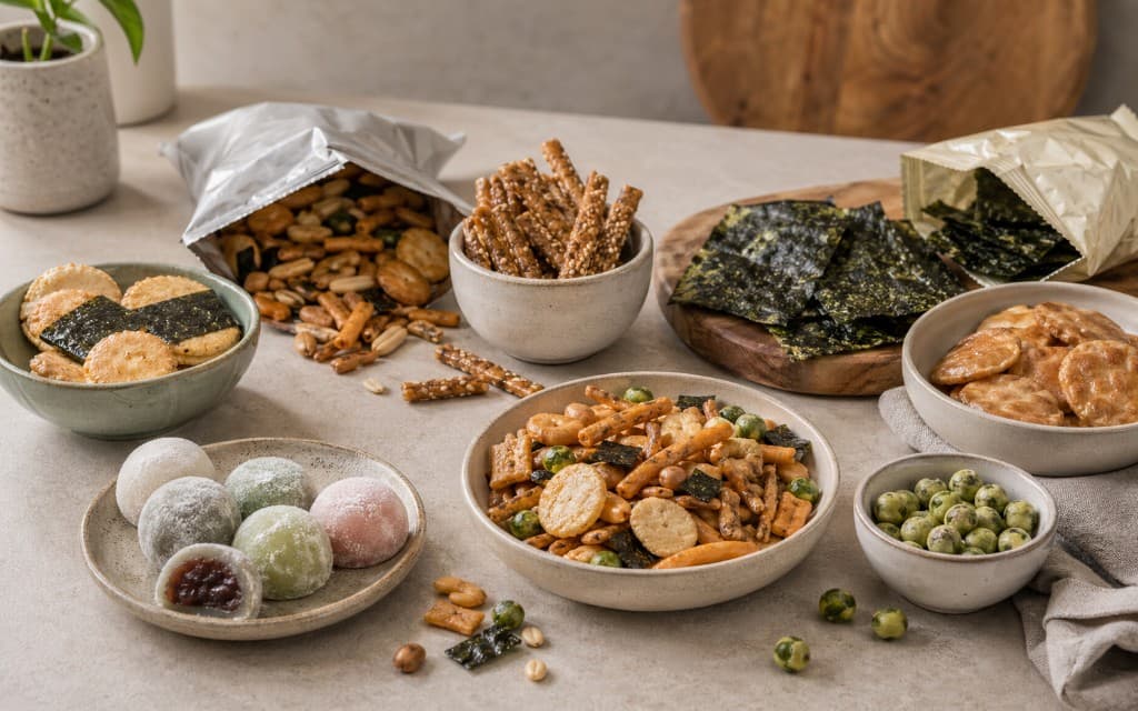 Japanse snacks bij Albert Heijn: wat er in het schap ligt